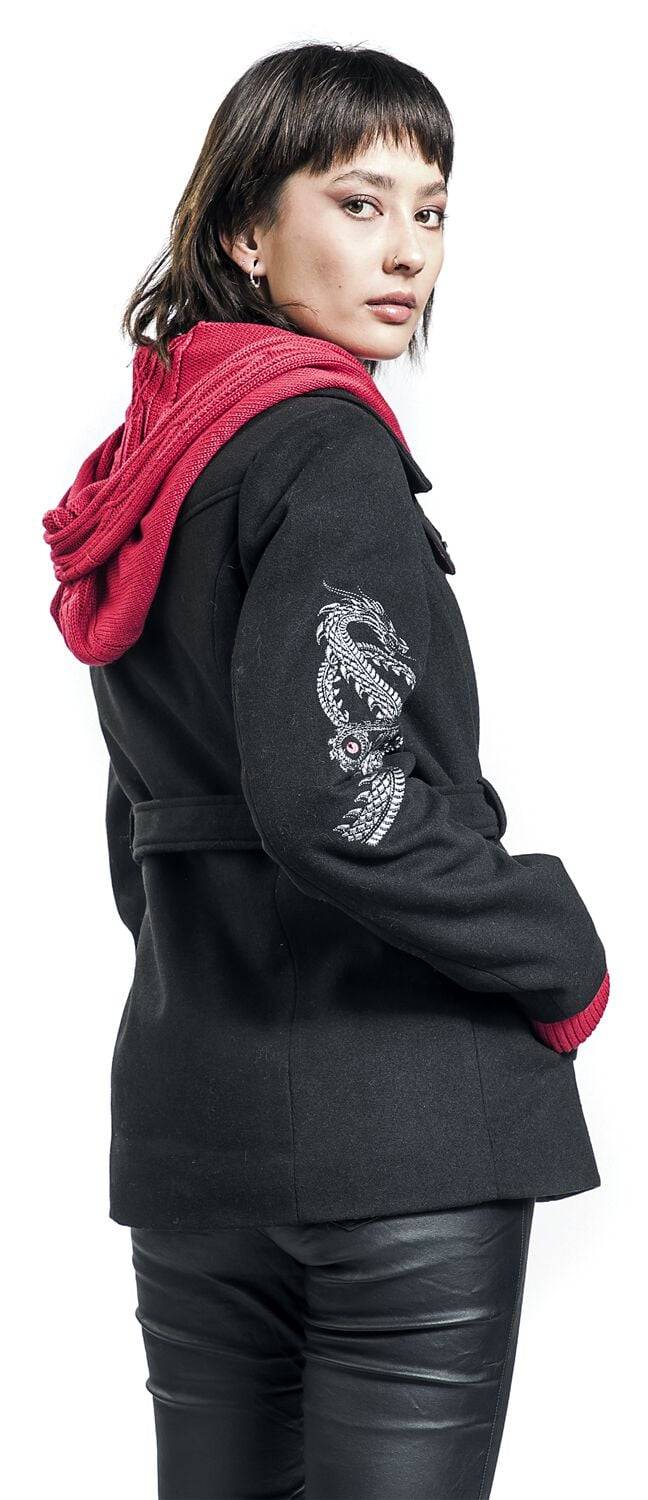 EMP "House Of The Dragon" Winterjacke Schwarz Von Game Of Thrones