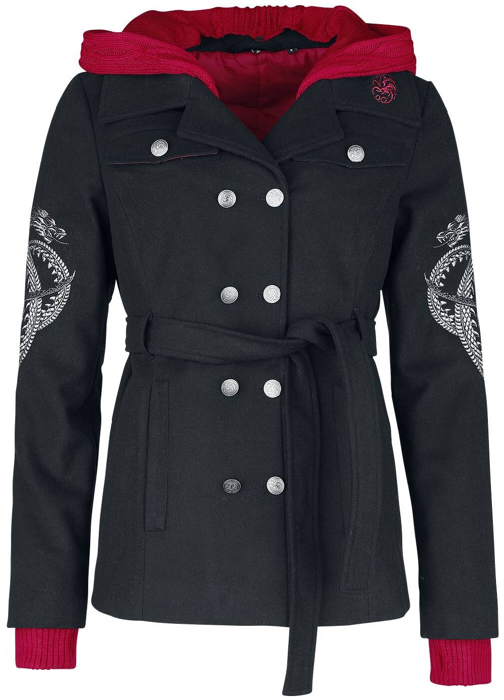EMP "House of the Dragon" Winterjacke schwarz von Game Of Thrones
