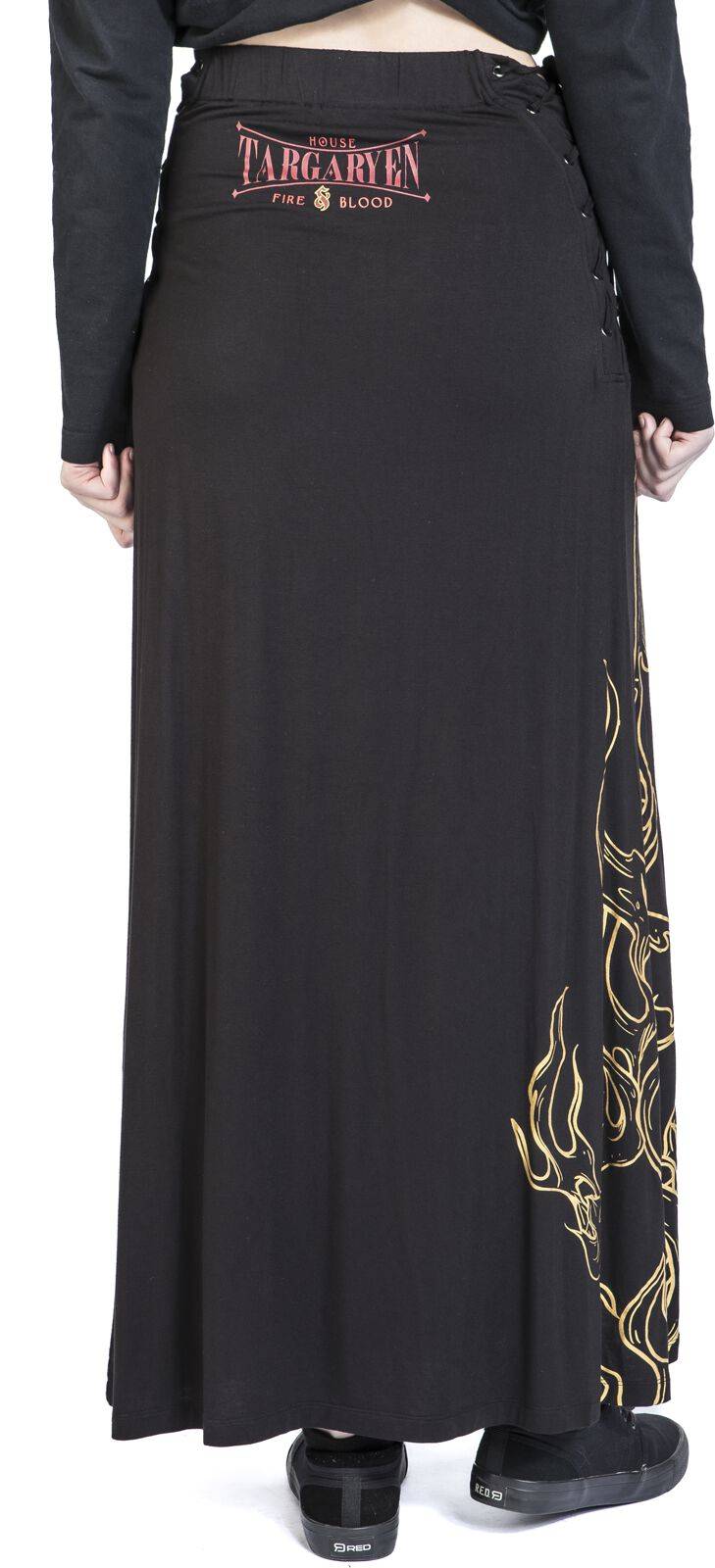 EMP "House Targaryen" Langer Rock Schwarz Von Game Of Thrones