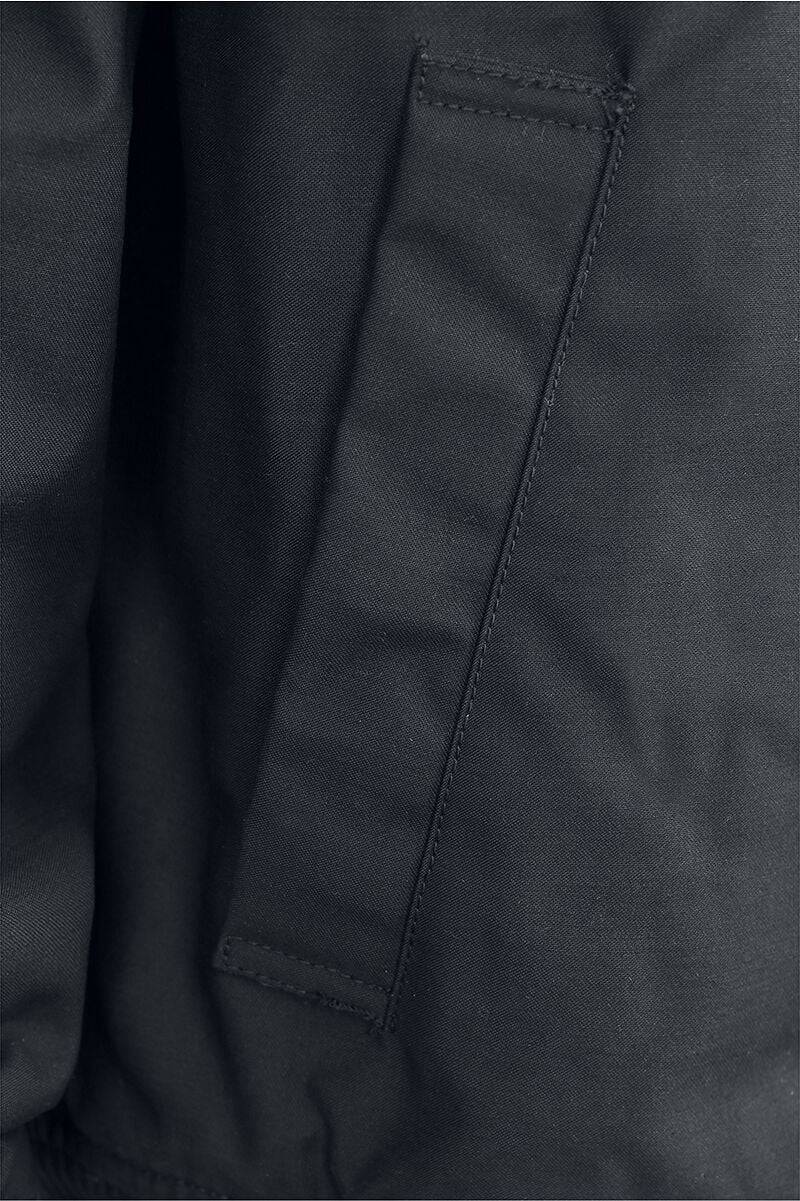 EMP "Hudson Jacket" Winterjacke Schwarz Von Vintage Industries