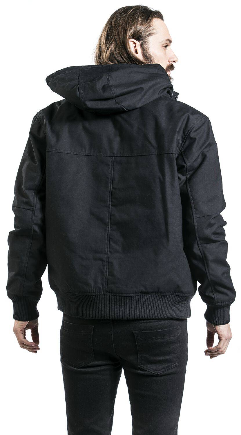 EMP "Hudson Jacket" Winterjacke Schwarz Von Vintage Industries