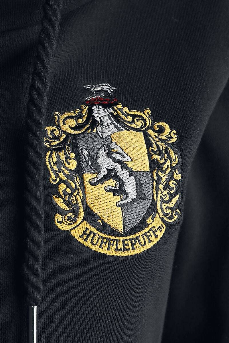 EMP "Hufflepuff" Kapuzenjacke Schwarz Von Harry Potter