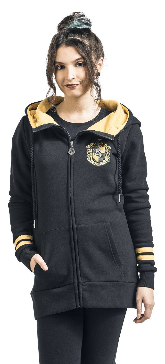EMP "Hufflepuff" Kapuzenjacke Schwarz Von Harry Potter