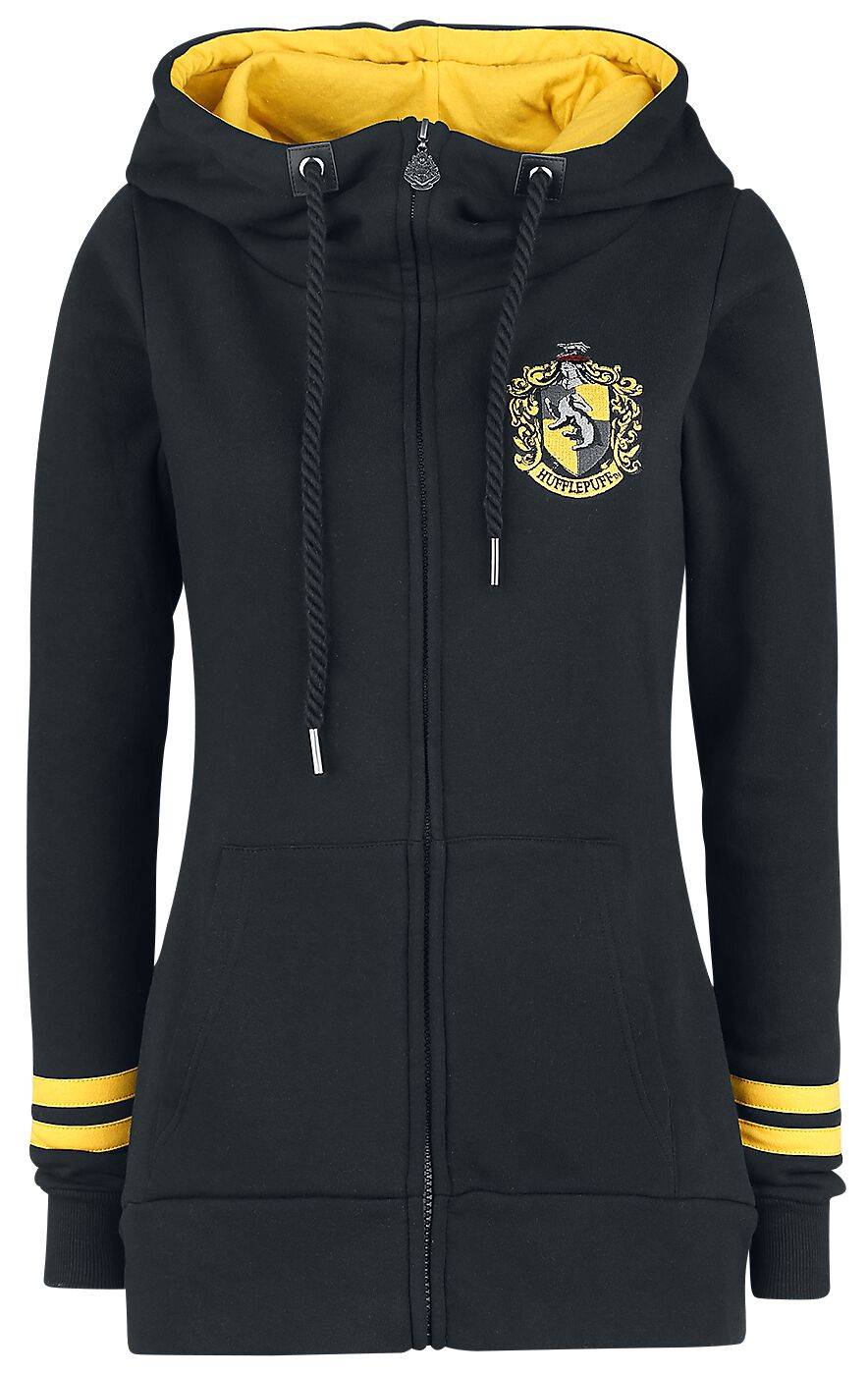 EMP "Hufflepuff" Kapuzenjacke schwarz von Harry Potter