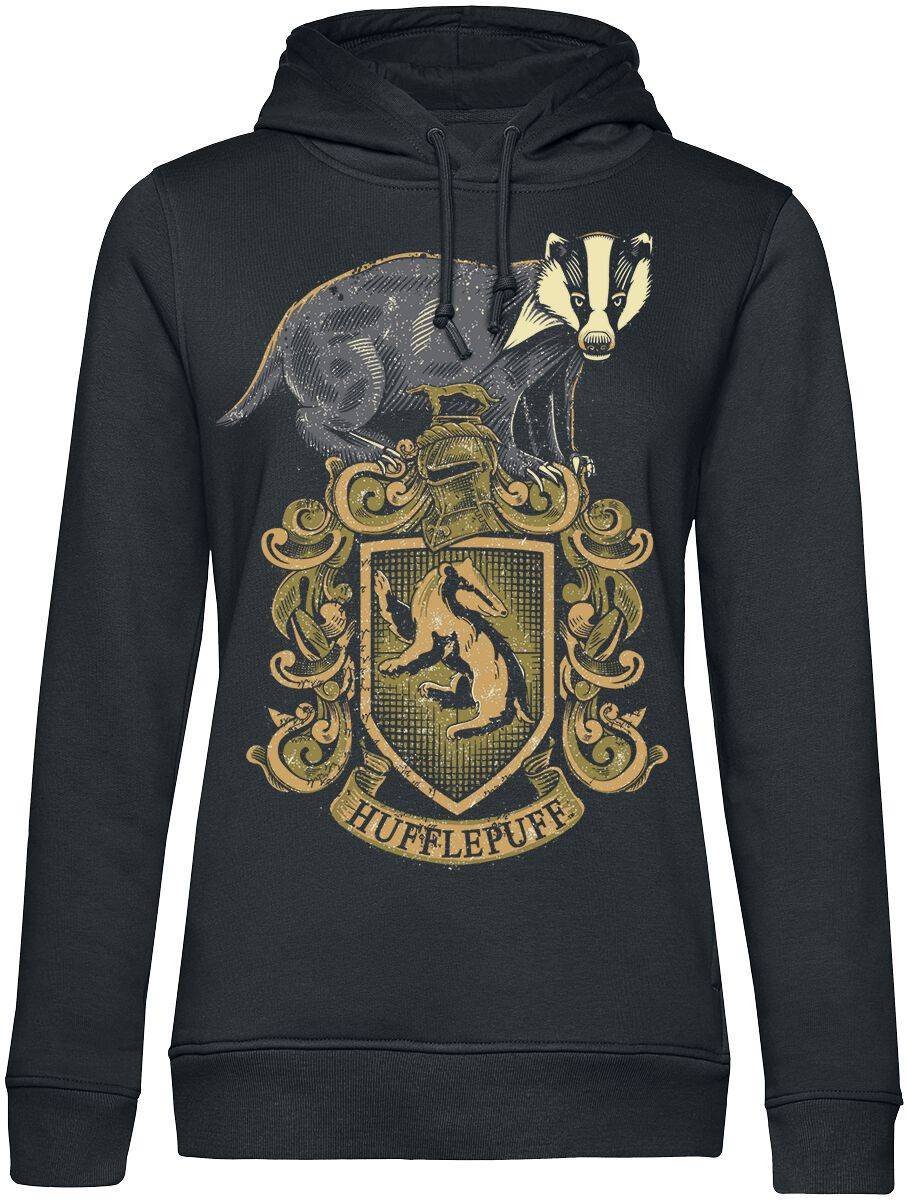EMP "Hufflepuff" Kapuzenpullover schwarz von Harry Potter