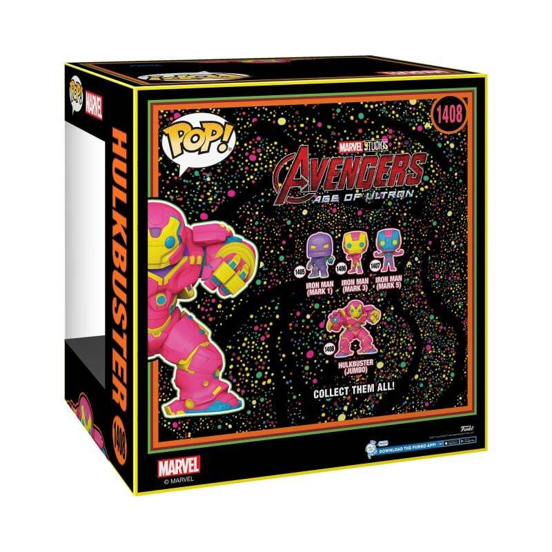 EMP "Hulkbuster (Blacklight) (Jumbo Pop!) Vinyl Figur 1408" Funko Pop! Multicolor Von Iron Man