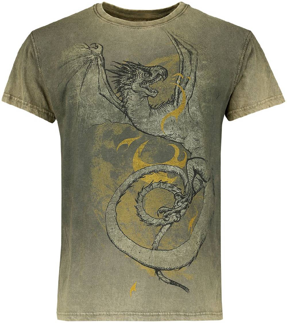 EMP "Hungarian Horntail" T-Shirt grün von Harry Potter