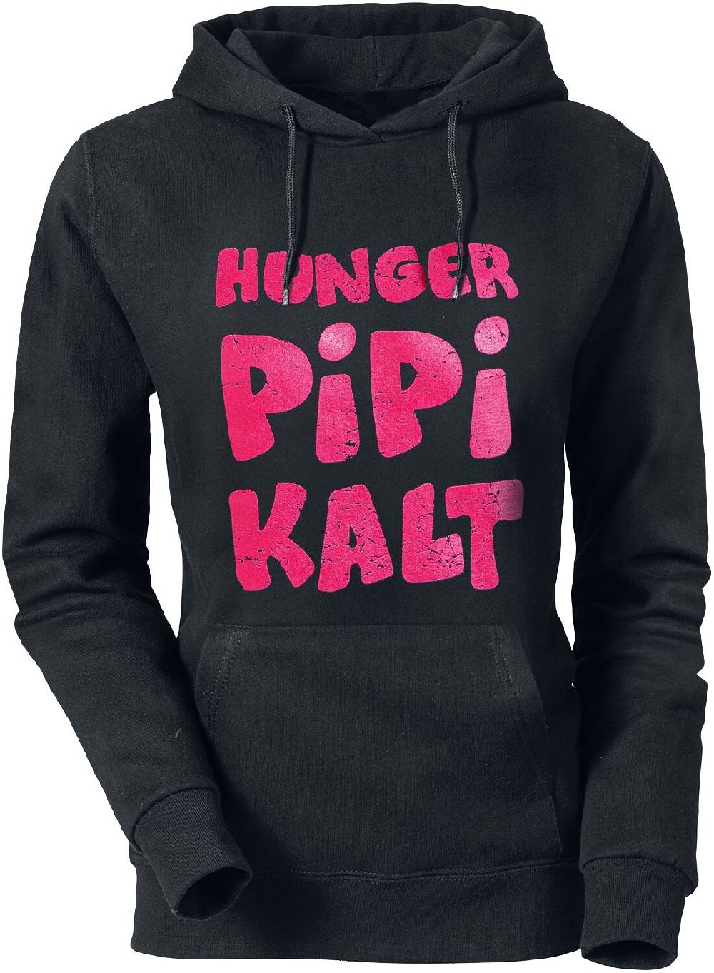 EMP "Hunger, Pipi, Kalt" Kapuzenpullover schwarz von Sprüche