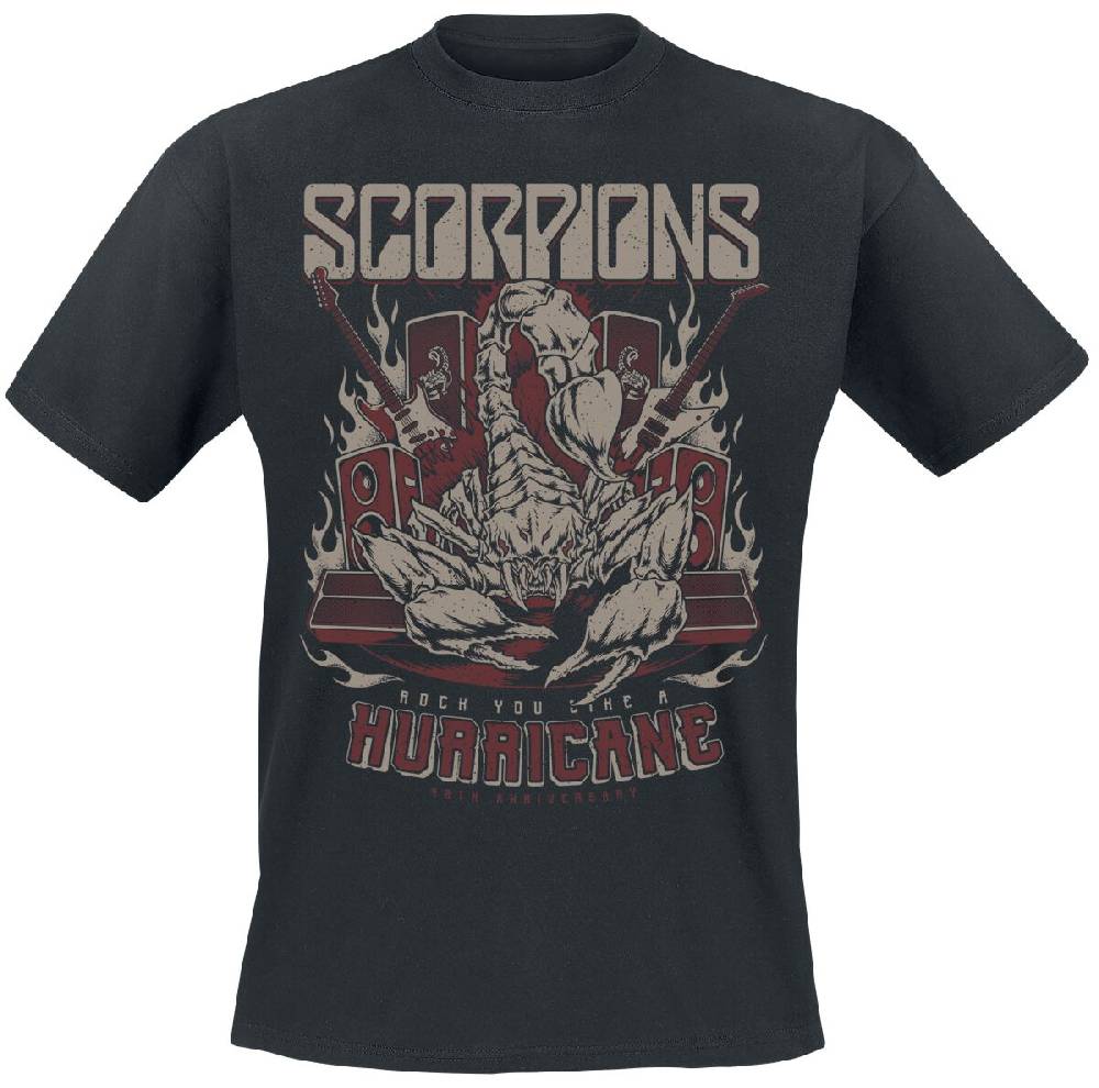 EMP "Hurricane 40th Anniversary" T-Shirt schwarz von Scorpions