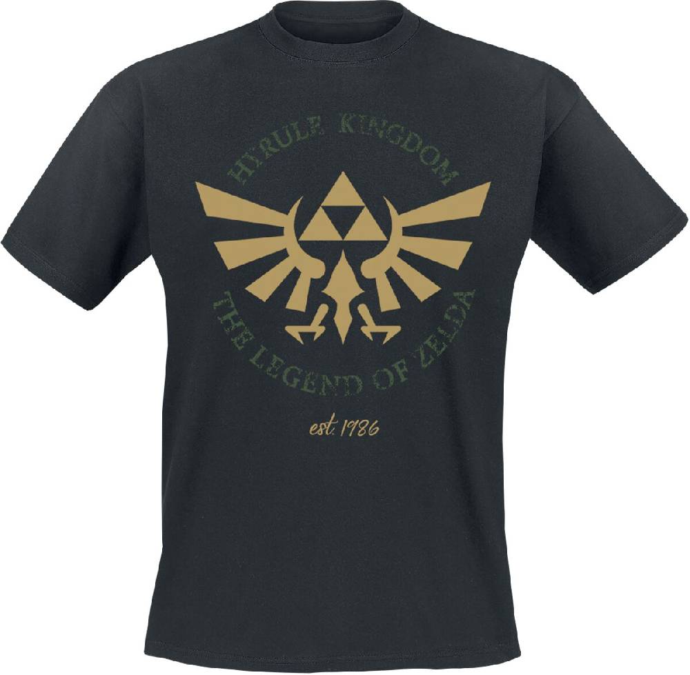 EMP "Hyrule Crest" T-Shirt schwarz von The Legend Of Zelda