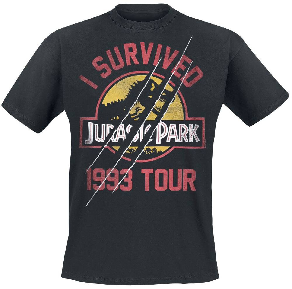 EMP "I Survived 1993 Tour" T-Shirt schwarz von Jurassic Park