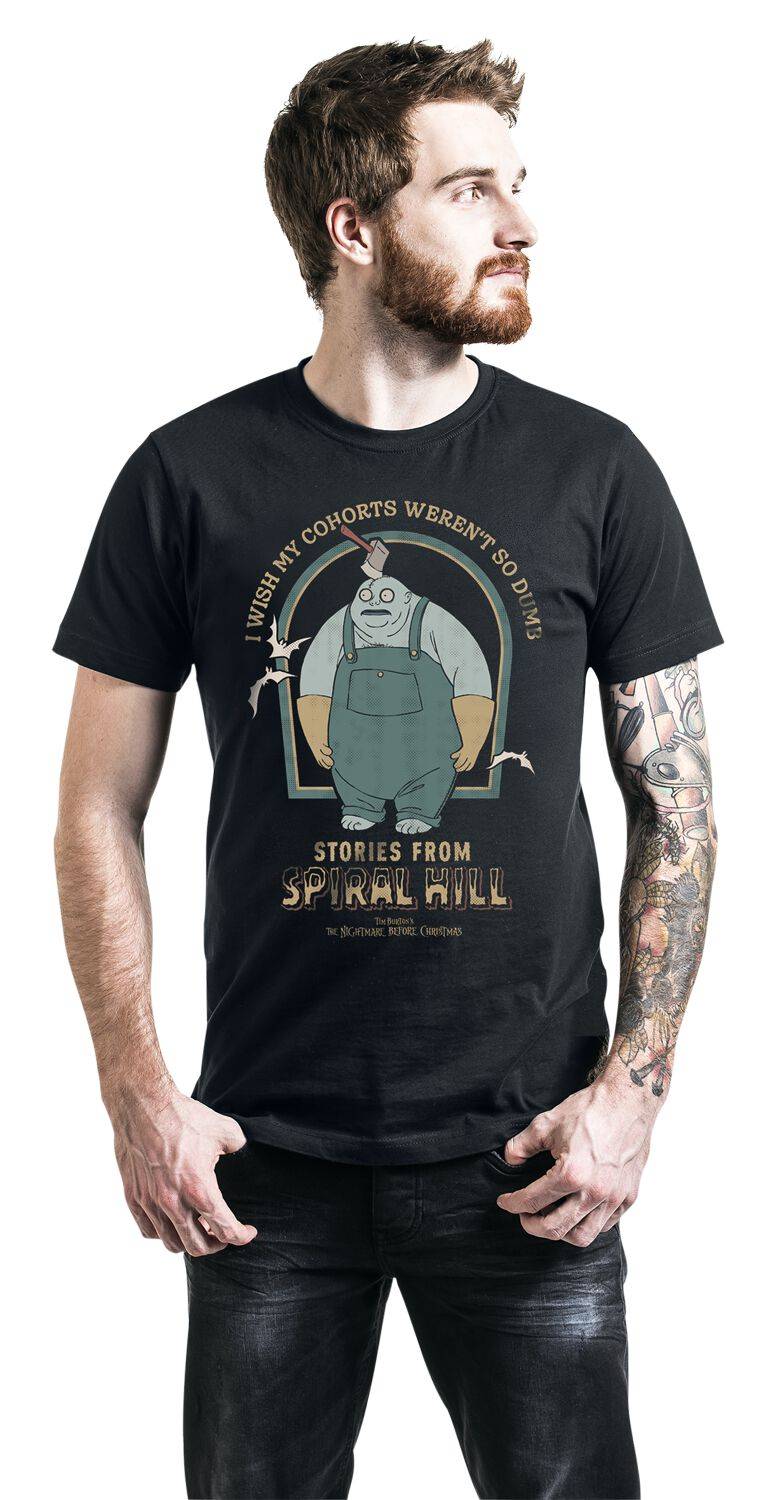 EMP "I Wish My Cohorts Weren't So Dumb" T-Shirt Schwarz Von The Nightmare Before Christmas
