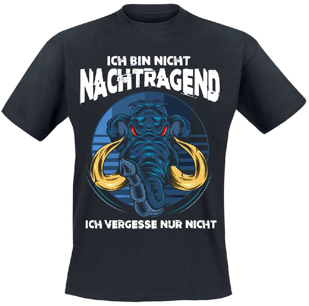 EMP "Ich bin nicht nachtragend" T-Shirt schwarz von Tierisch