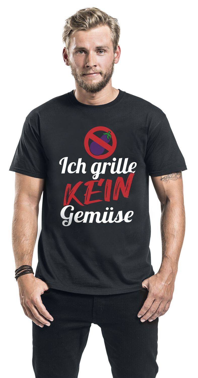 EMP "Ich Grille Kein Gemüse" T-Shirt Schwarz Von Food