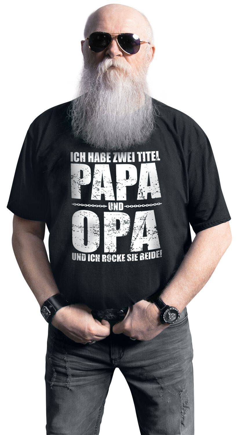 EMP "Ich Habe Zwei Titel" T-Shirt Schwarz Von Familie & Freunde