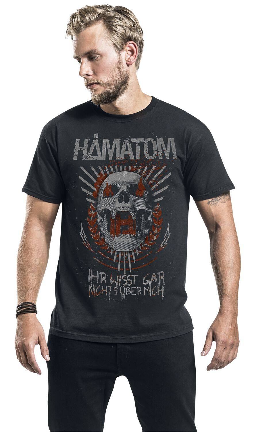 EMP "Ihr Wisst Gar Nichts über Mich" T-Shirt Schwarz Von Hämatom