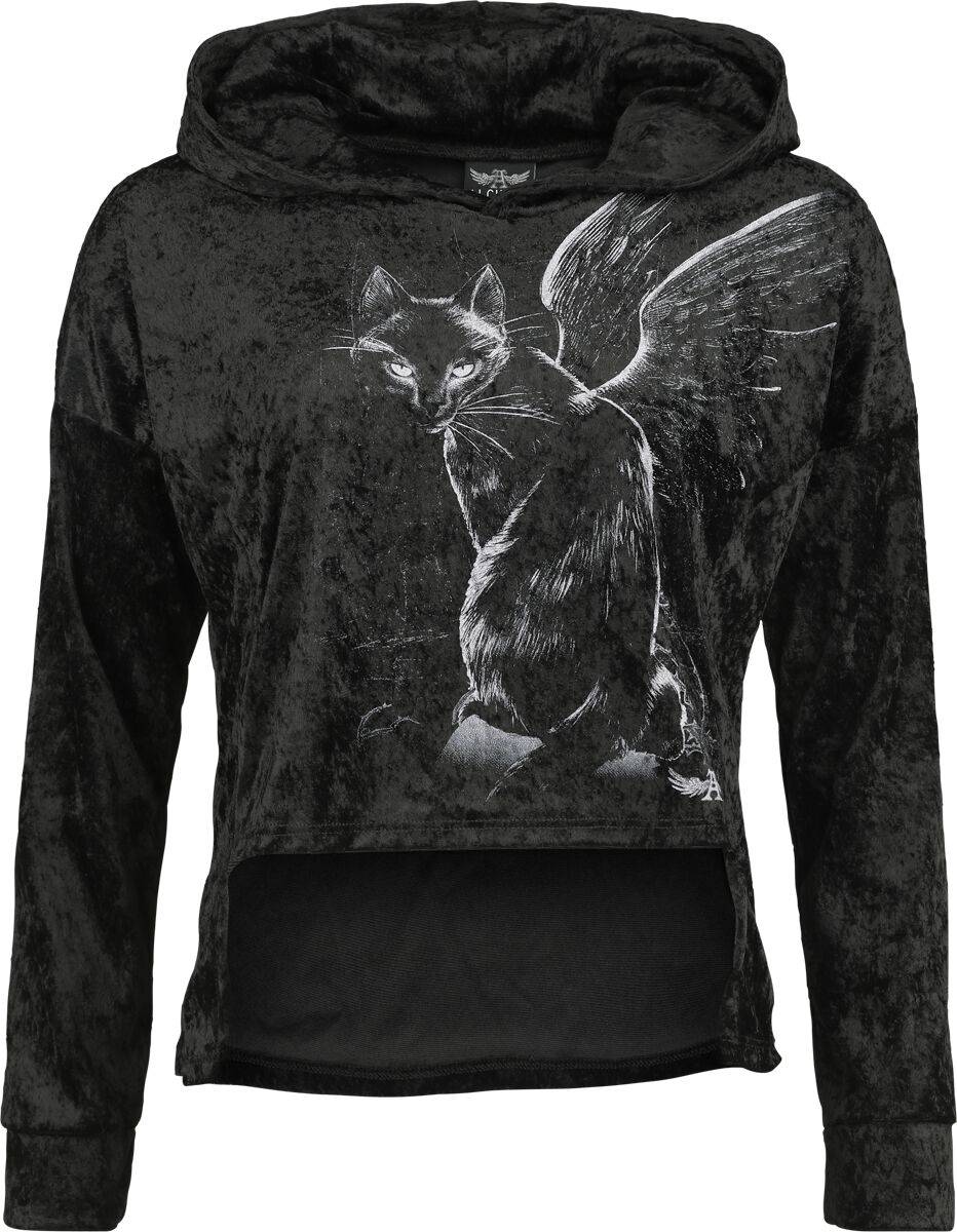EMP "Iman" Kapuzenpullover schwarz von Alchemy England