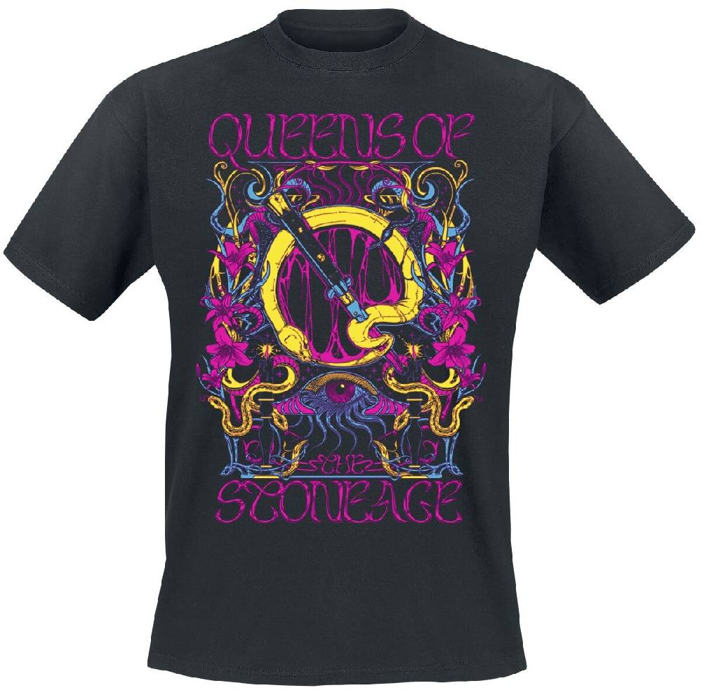 EMP "In Times New Roman - Neon Sacrilege" T-Shirt schwarz von Queens Of The Stone Age