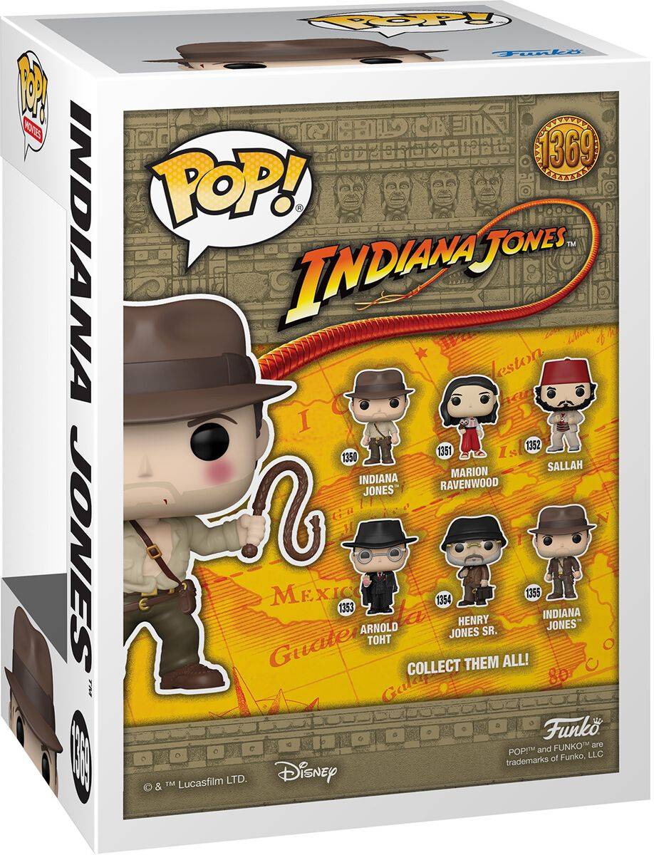 EMP "Indiana Jones Und Der Tempel Des Todes - Indiana Jones Vinyl Figur 1369" Funko Pop! Multicolor Von Indiana Jones