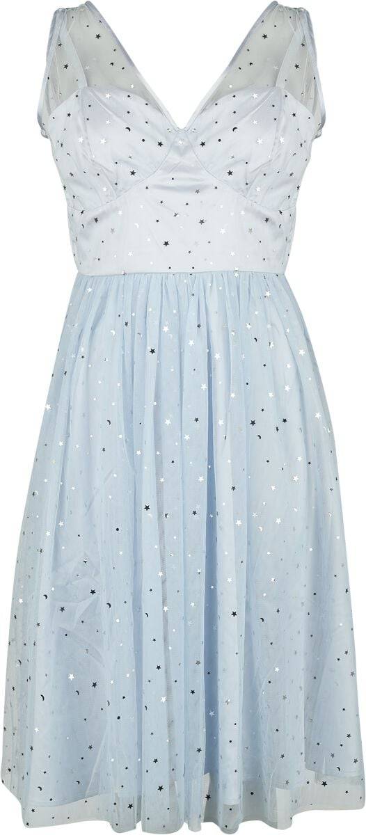 EMP "Infinity Midi Dress" Mittellanges Kleid blau von Hell Bunny