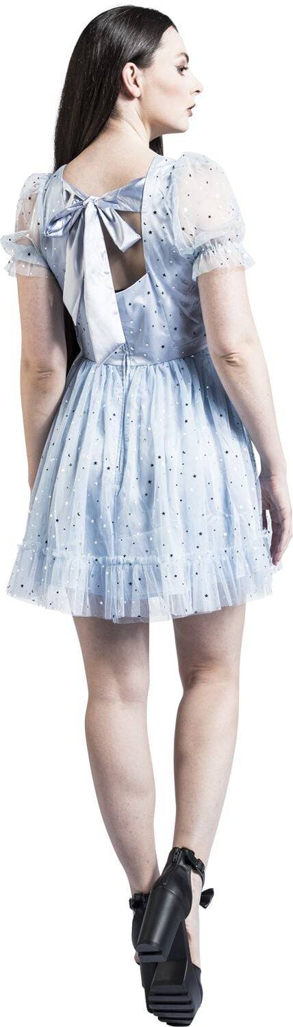 EMP "Infinity Mini Dress" Kurzes Kleid Blau Von Hell Bunny