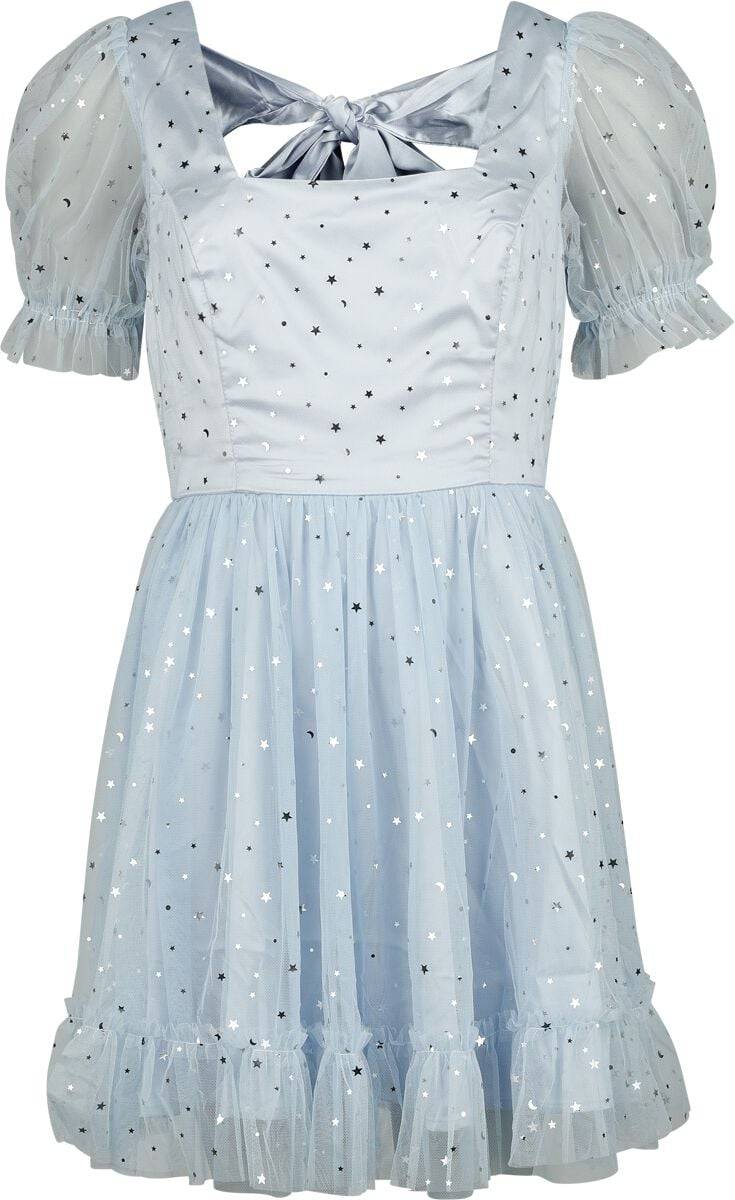 EMP "Infinity Mini Dress" Kurzes Kleid blau von Hell Bunny