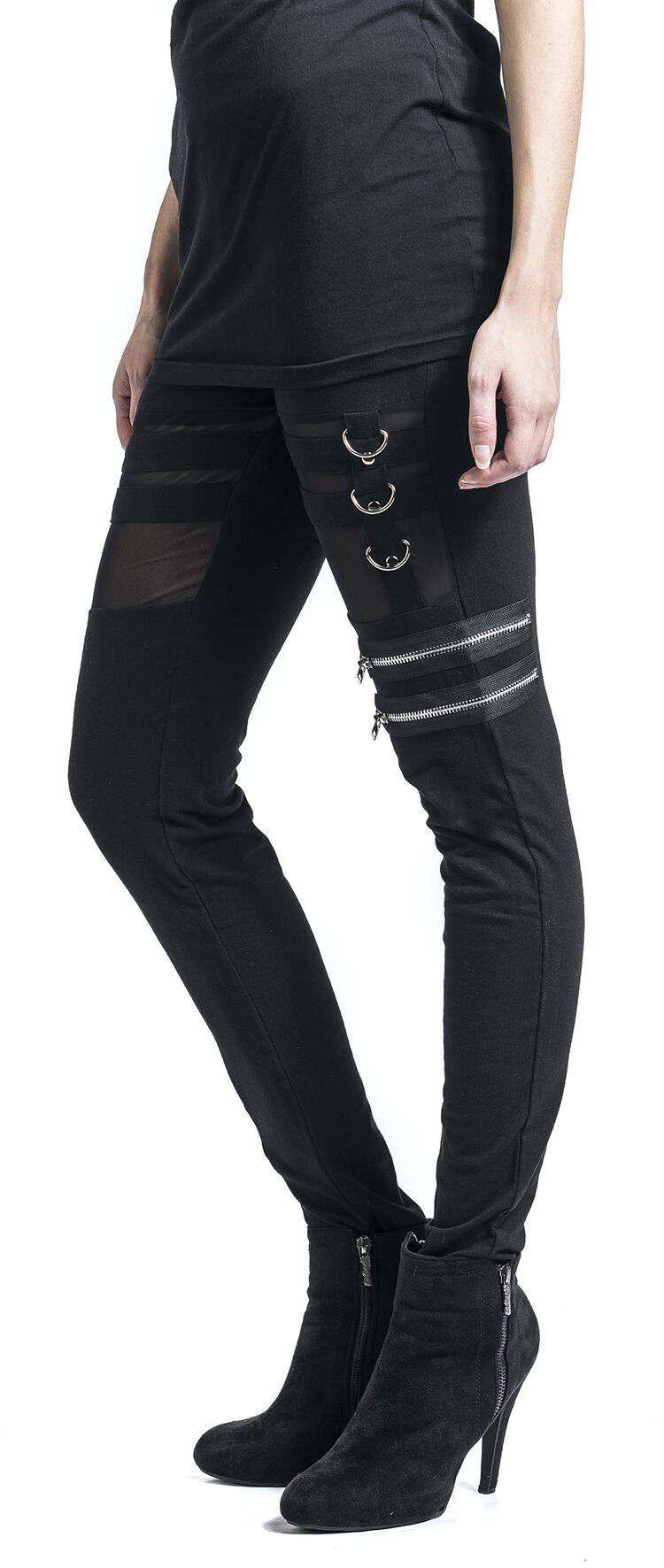 EMP "Inka Leggings" Leggings Schwarz Von Chemical Black