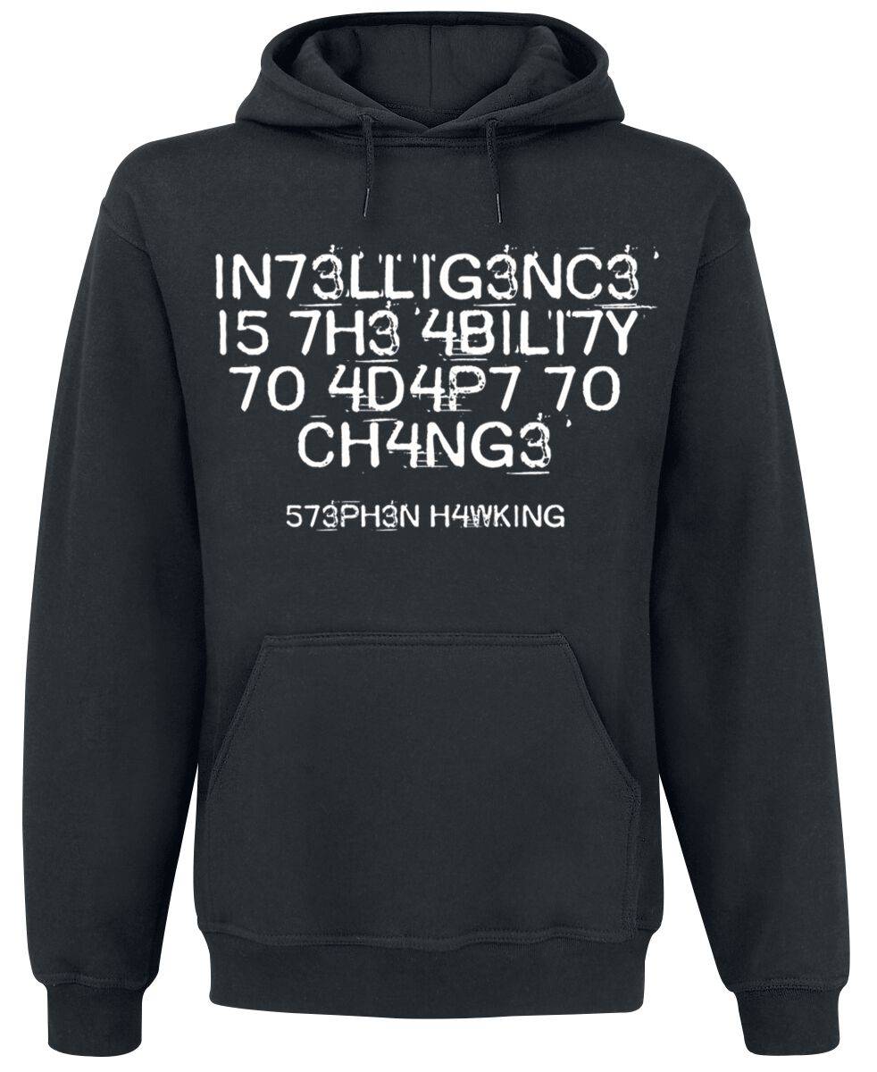 EMP "Intelligence Is The Ability To Adapt To Change" Kapuzenpullover schwarz von Sprüche
