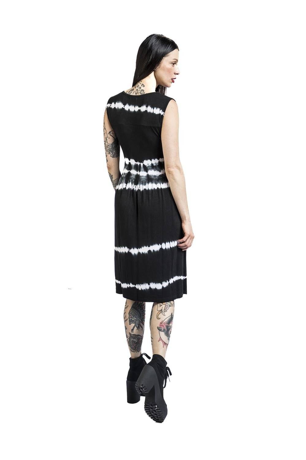 EMP "Ione Dress" Kurzes Kleid Schwarz/weiß Von Innocent