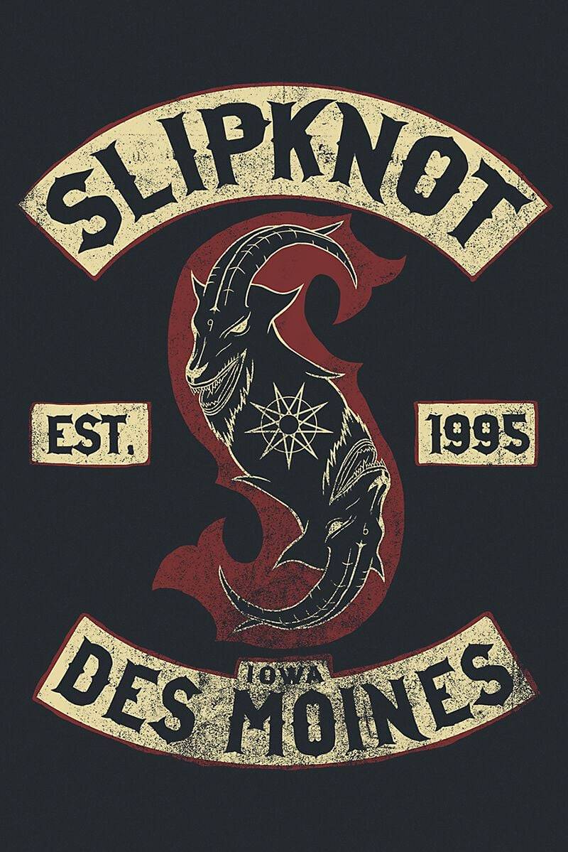 EMP "Iowa Des Moines" Kapuzenpullover Schwarz Von Slipknot