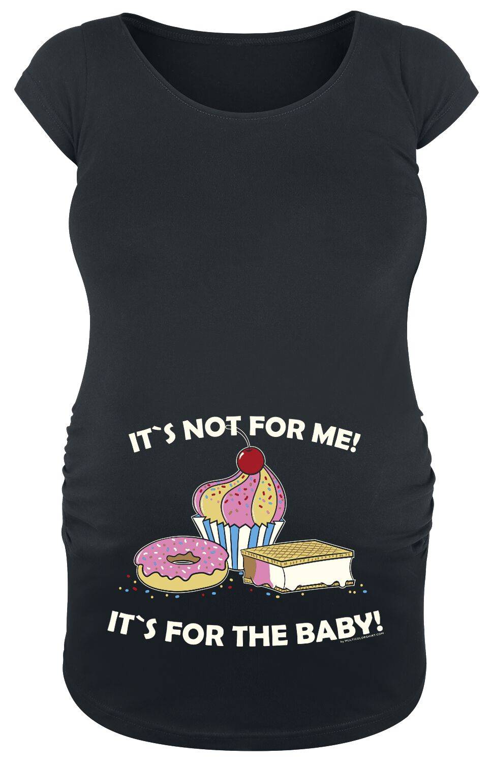 EMP "It`s Not For Me! It`s For The Baby!" T-Shirt schwarz von Umstandsmode