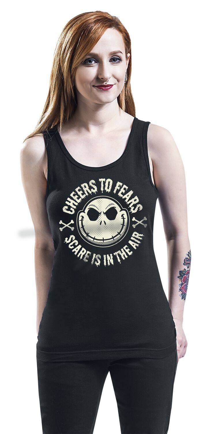 EMP "Jack - Cheers To Fears" Top Schwarz Von The Nightmare Before Christmas