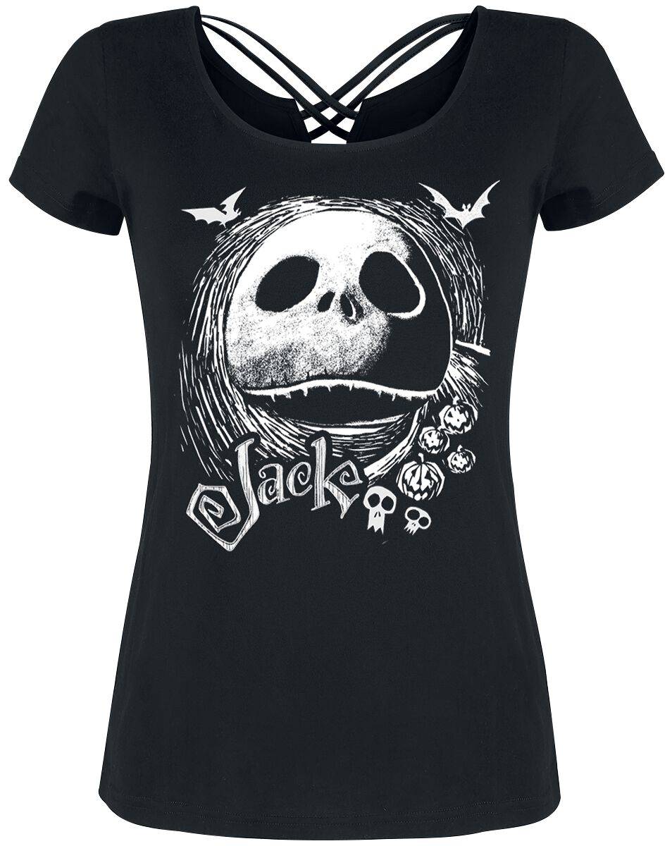 EMP "Jack Moon Face" T-Shirt schwarz von The Nightmare Before Christmas