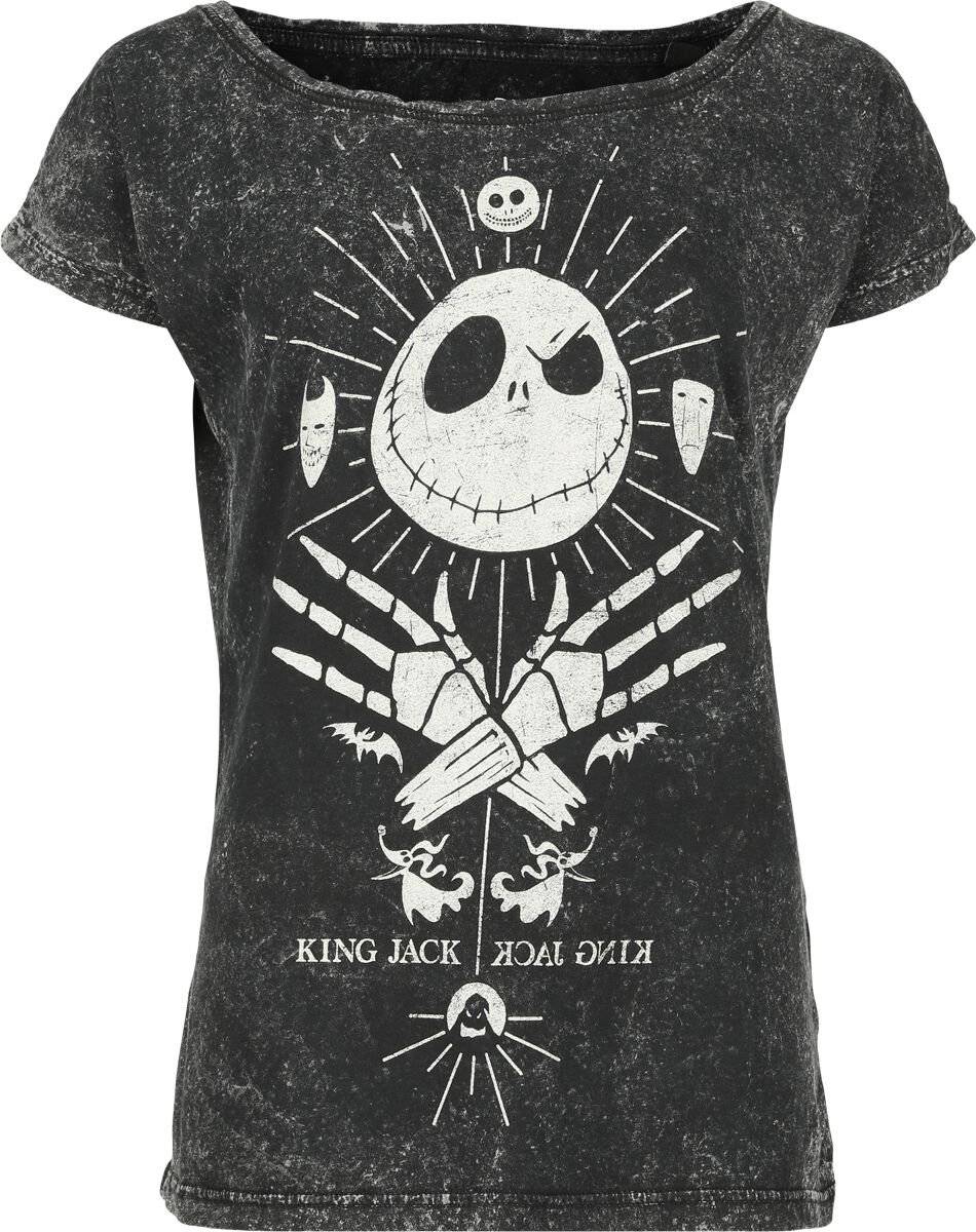 EMP "Jack Skellington - King Jack" T-Shirt Schwarz Von The Nightmare Before Christmas