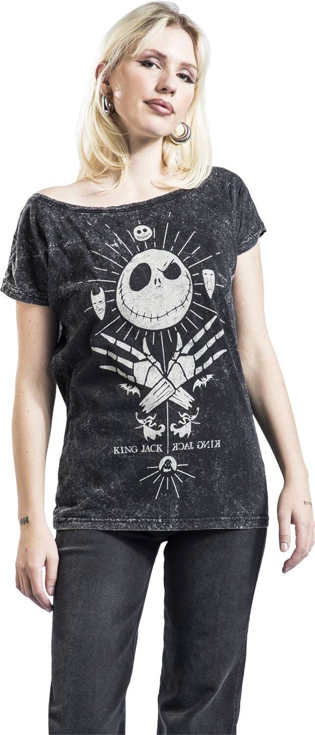 EMP "Jack Skellington - King Jack" T-Shirt Schwarz Von The Nightmare Before Christmas