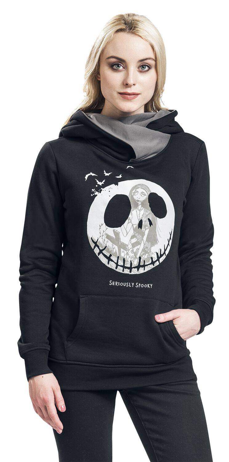 EMP "Jack Skellington & Sally - Seriously Spooky" Kapuzenpullover Schwarz/grau Von The Nightmare Before Christmas