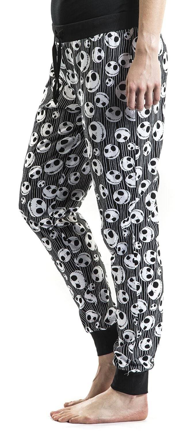 EMP "Jack Skellington - Skulls" Pyjama-Hose Schwarz Von The Nightmare Before Christmas