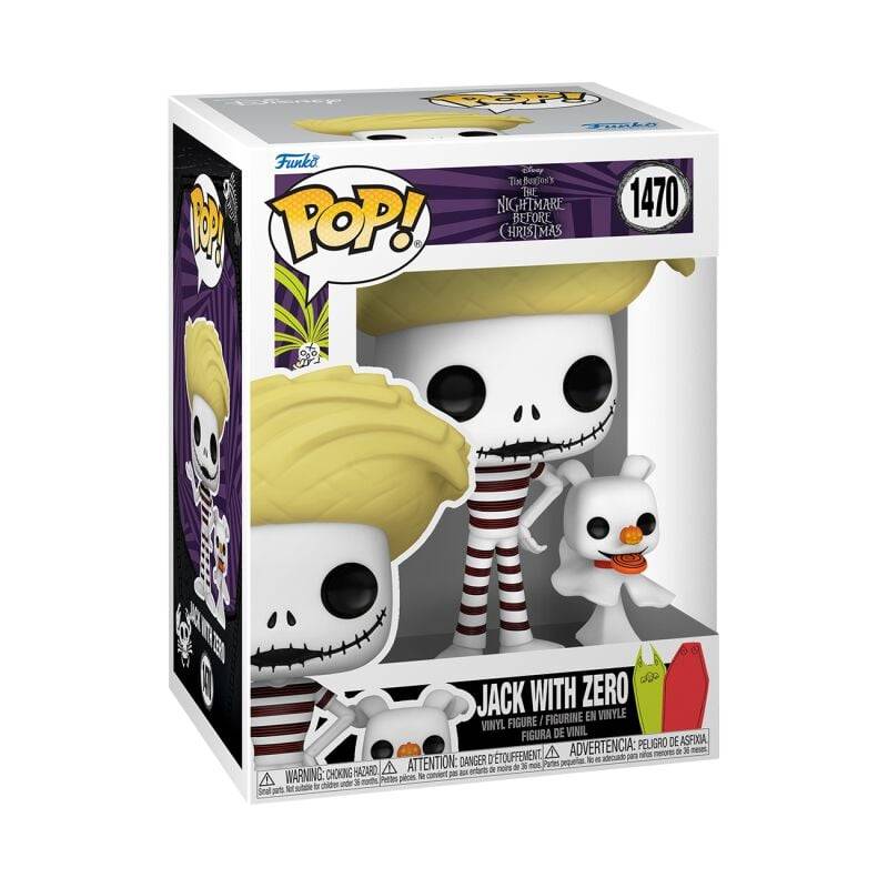 EMP "Jack with Zero Vinyl Figur 1470" Funko Pop! multicolor von The Nightmare Before Christmas