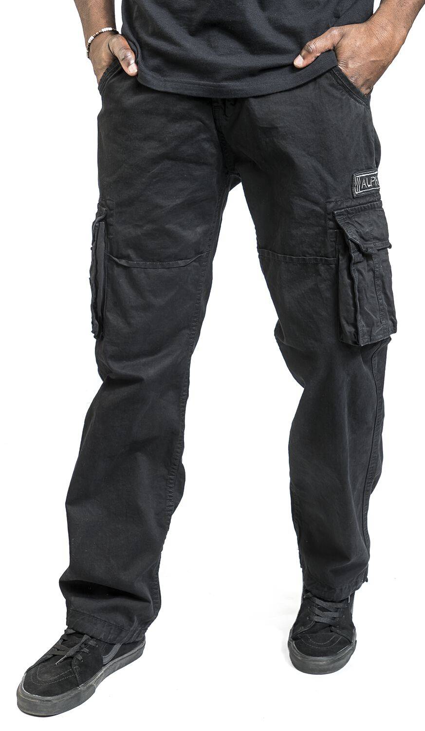 EMP "Jet Pant" Cargohose Schwarz Von Alpha Industries