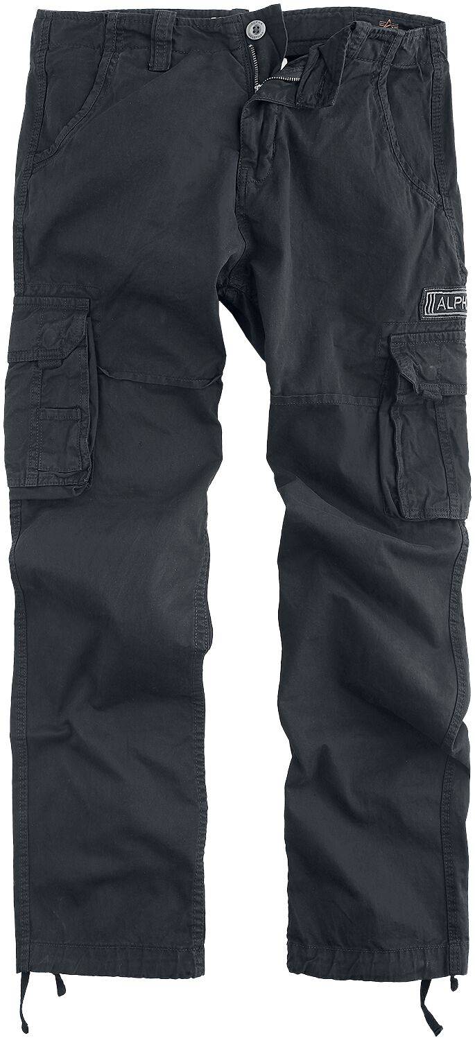EMP "Jet Pant" Cargohose schwarz von Alpha Industries