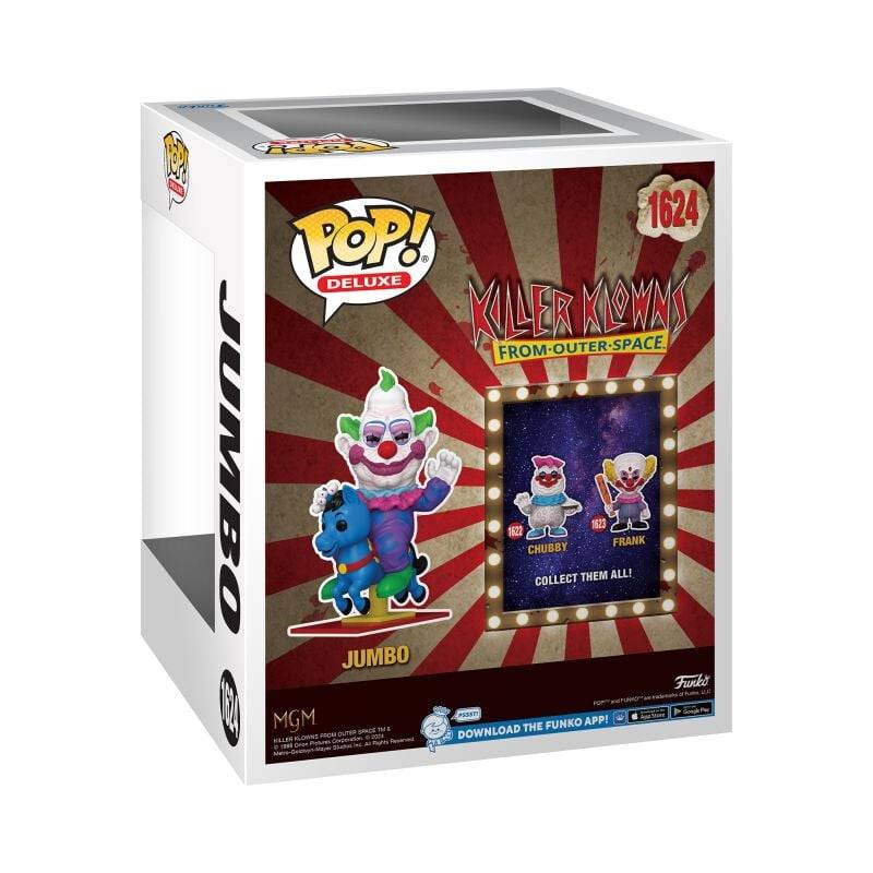 EMP "Jumbo (POP! Deluxe) Vinyl Figur 1624" Funko Pop! Multicolor Von Killer Klowns From Outer Space