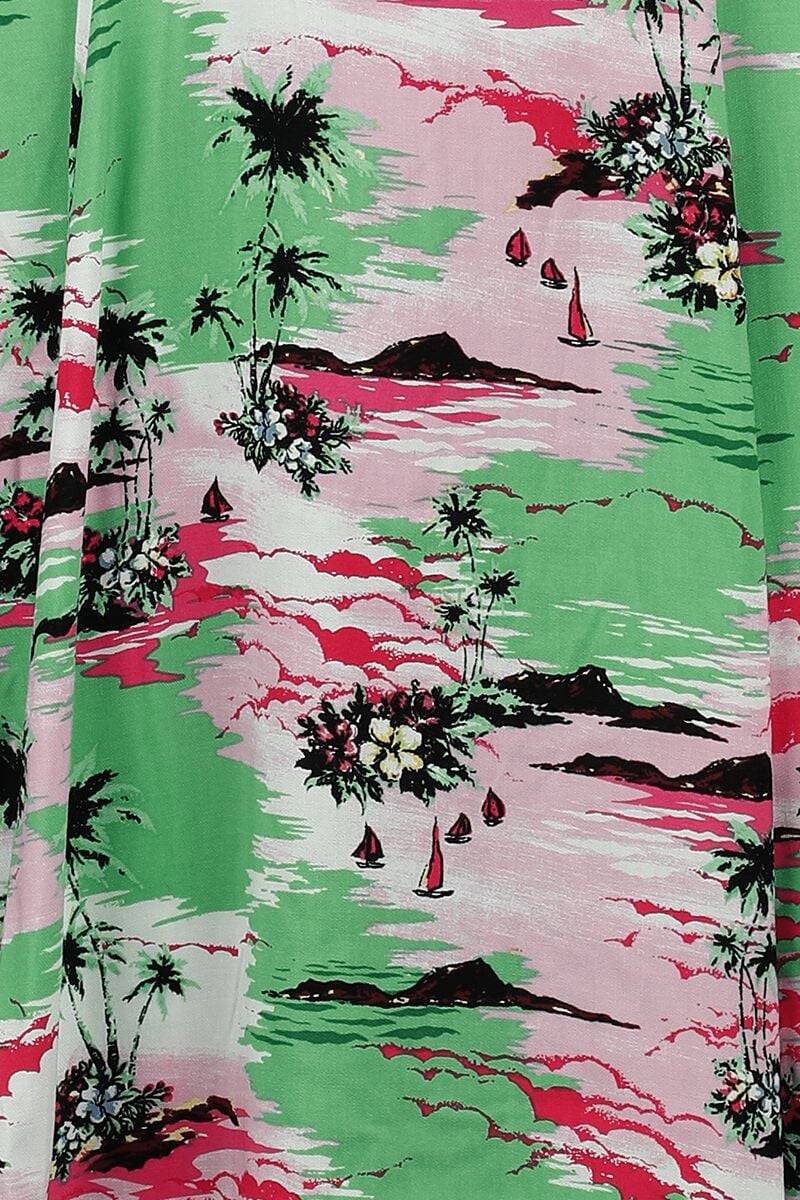 EMP "Kai Knee Dress" Mittellanges Kleid Multicolor Von Hell Bunny