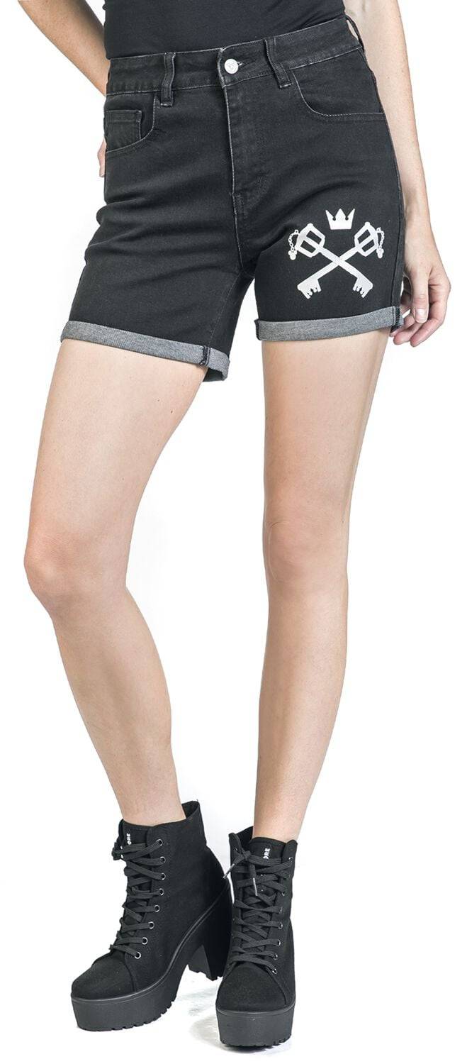EMP "Kairi's Schlüsselschwert" Hotpant Schwarz Von Kingdom Hearts