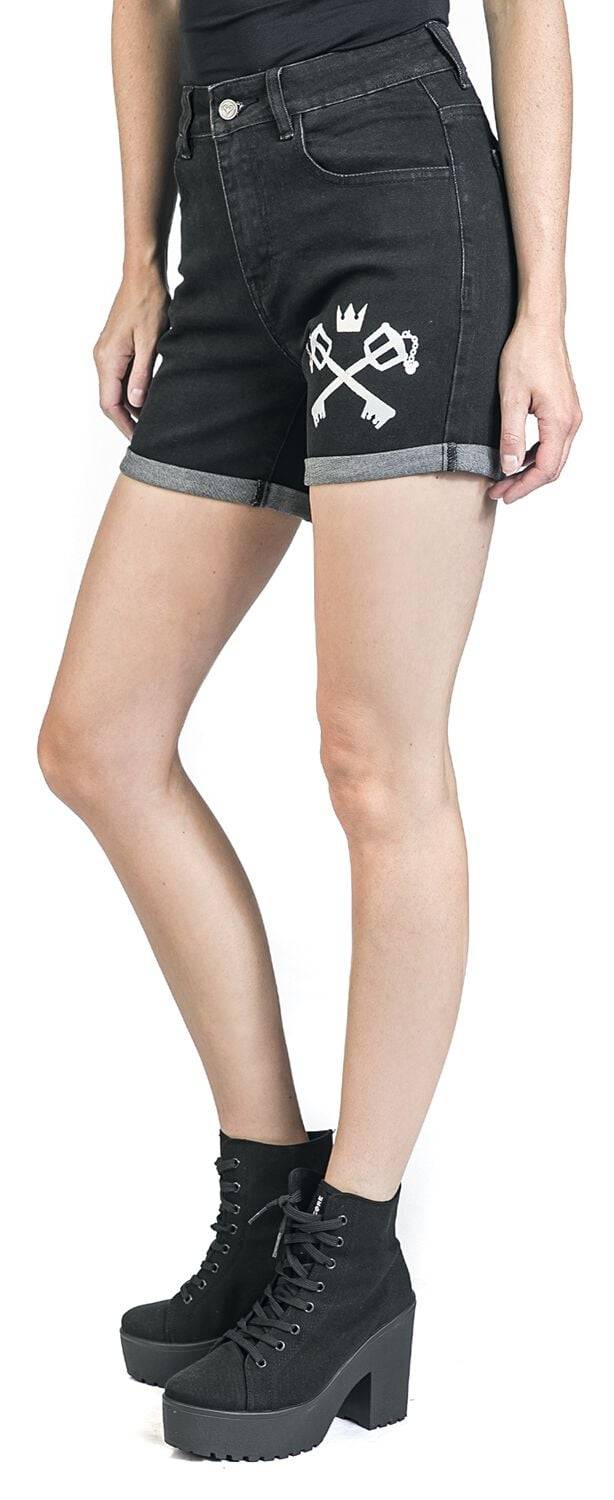 EMP "Kairi's Schlüsselschwert" Hotpant Schwarz Von Kingdom Hearts