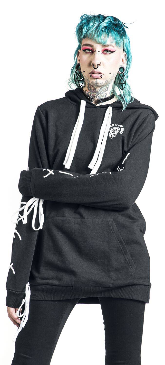 EMP Kapuzenpullover Schwarz Von Black Blood By Gothicana