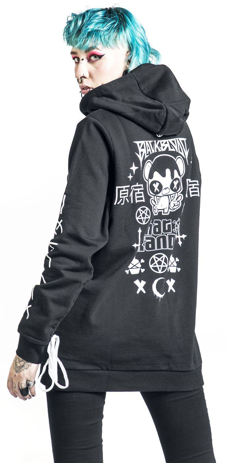 EMP Kapuzenpullover Schwarz Von Black Blood By Gothicana