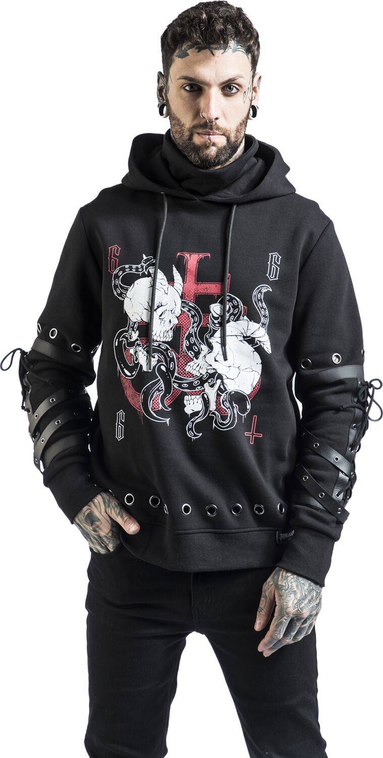 EMP Kapuzenpullover Schwarz Von Black Blood By Gothicana