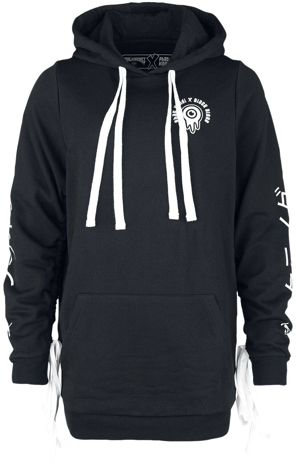EMP Kapuzenpullover schwarz von Black Blood by Gothicana