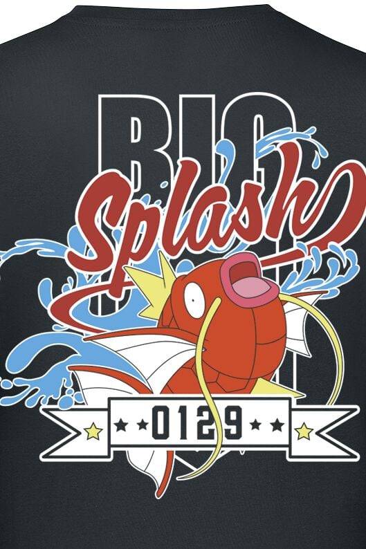 EMP "Karpador - Big Splash" T-Shirt Schwarz Von Pokémon