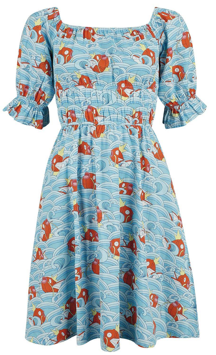 EMP "Karpador - Hawaii" Mittellanges Kleid blau von Pokémon